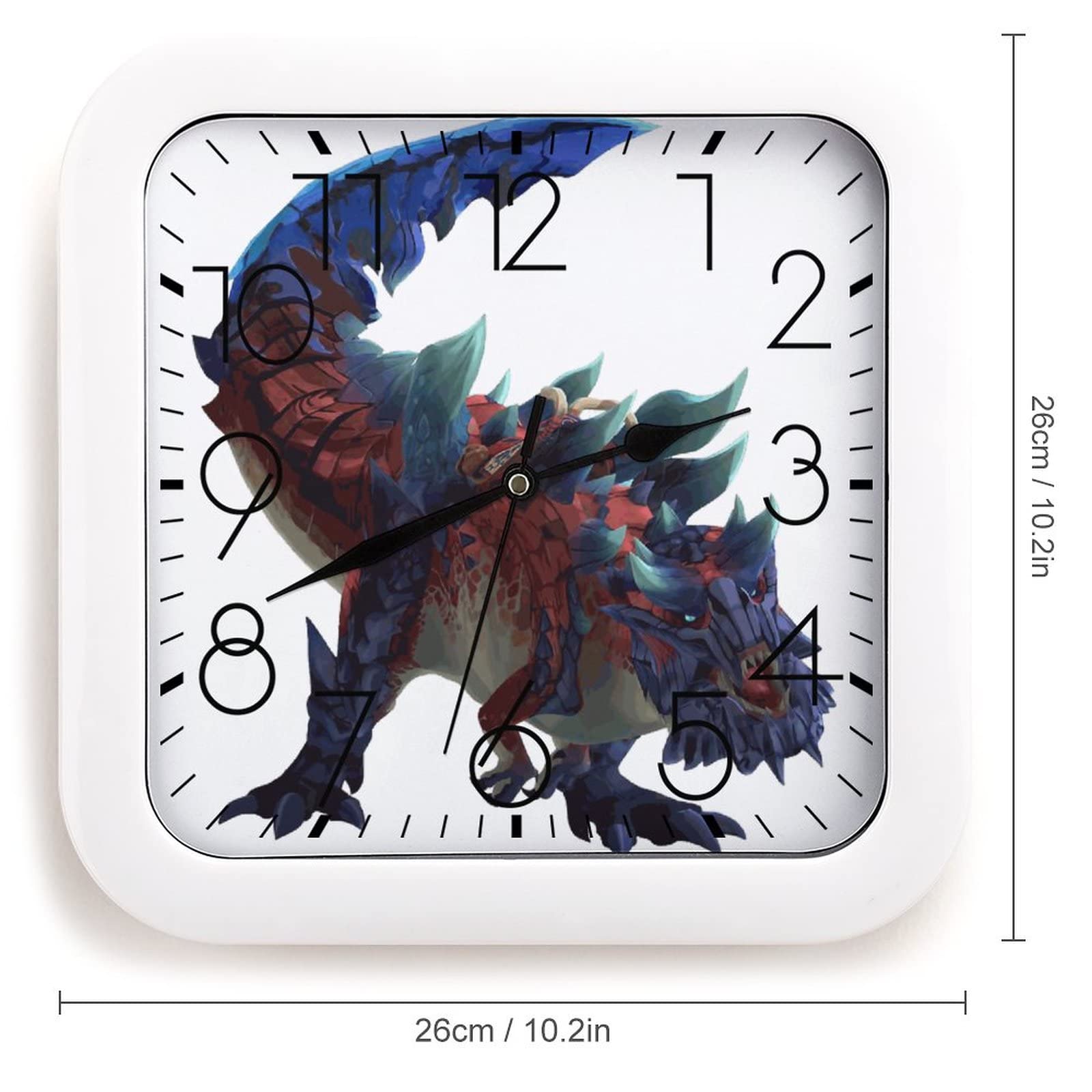 Amazon.co.jp: モンスターハンター 壁時計 スクエアクロック 角